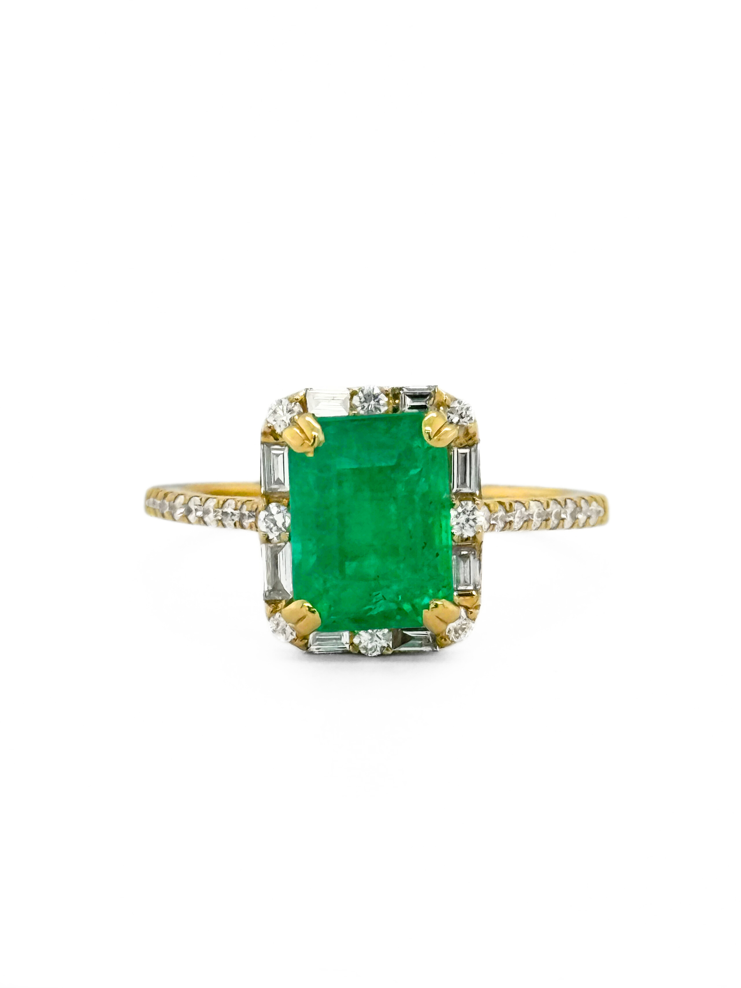 EMERALD LADY'S RING-R10646